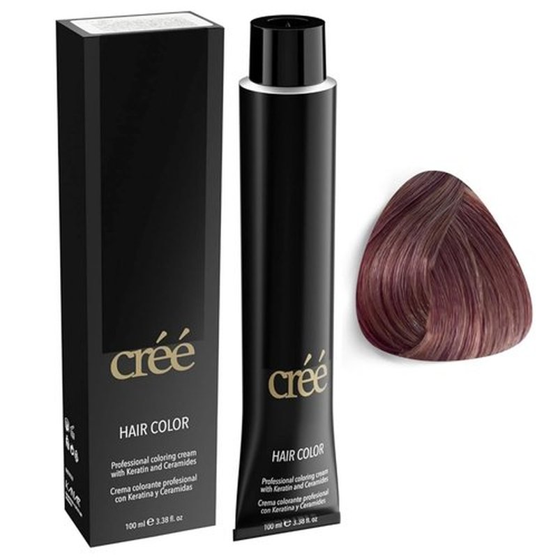 Cree Professional Permanent Hair Color - Light Moka Blond | Long-Lasting Gray Coverage 100ml