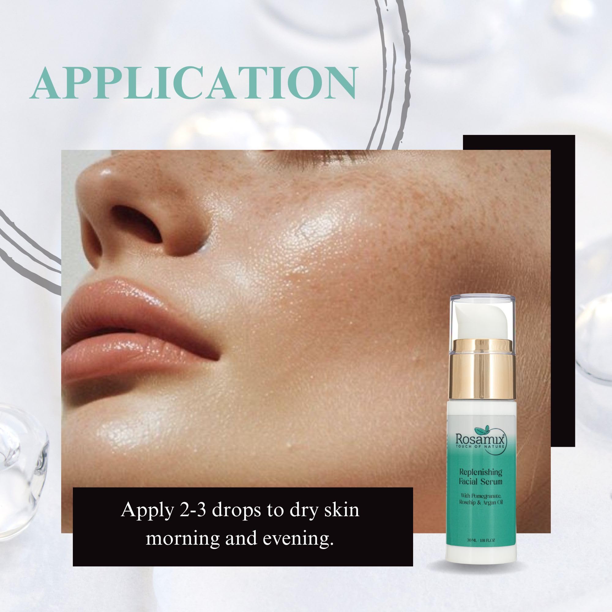 Premium Regenerating Face Serum with Vitamin E & Antioxidants, Best Anti-Aging & Hydrating Facial Care for All Skin Types, Revitalizing with Natural Oils, 1.01 FLOZ