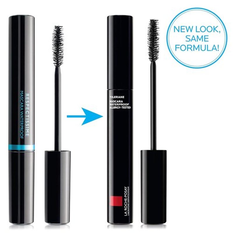 La Roche-Posay Toleriane Waterproof Mascara - Long-Lasting Volume & Length for Sensitive Skin | Black