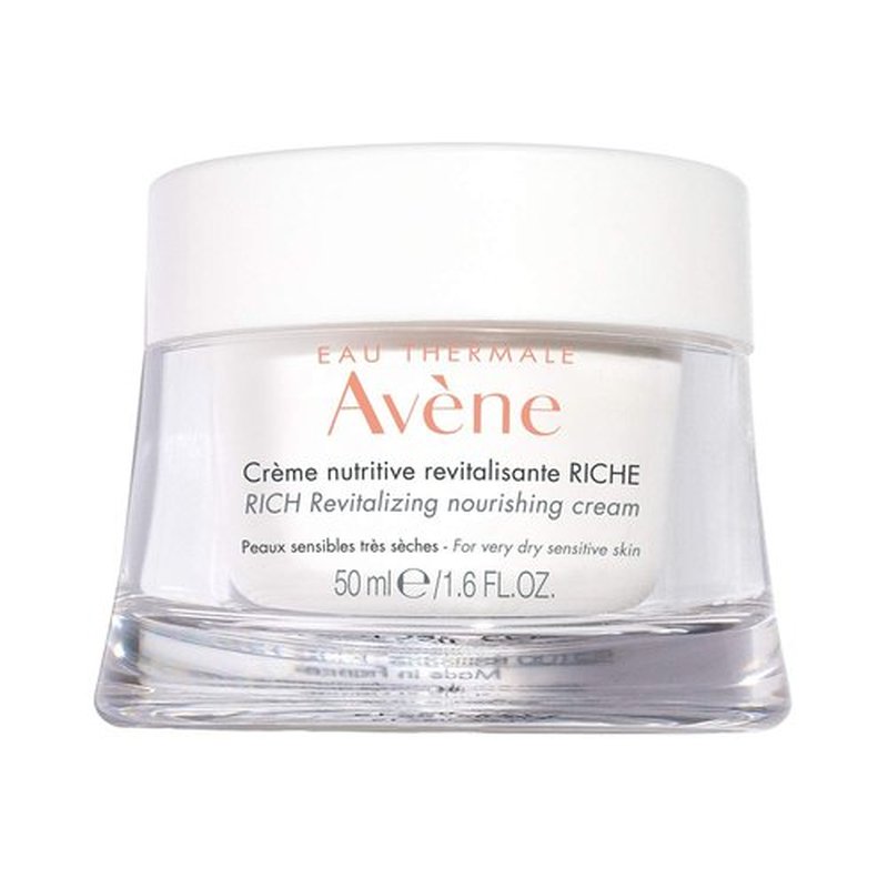 Avène RICH Revitalizing Nourishing Cream - Ultra Nourishing Face Moisturizer | Non-Comedogenic 1.6 Fl Oz