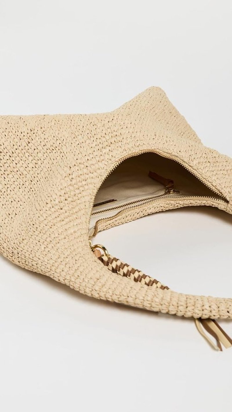 Loeffler Randall Willow Woven Hobo Bag - Stylish & Spacious Handbag for Everyday Use