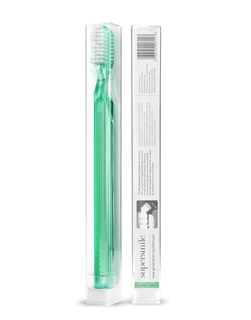 Supersmile Toothbrush - New Generation Design with Patented 45° Soft Nylon Bristles | Ergonomic Handle for Optimal Whitening