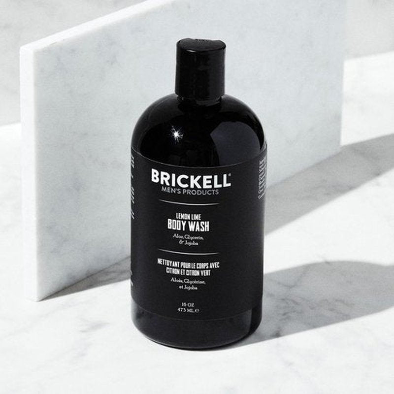 Brickell Men's Invigorating Body Wash - Natural Deep Cleaning Shower Gel with Aloe & Jojoba Oil | 16 Ounce