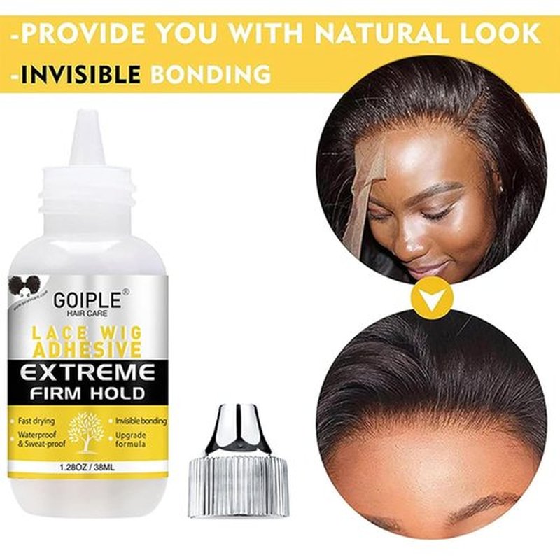 Lace Melting Spray for Glueless Wigs - Essentials Kit with Lace Front Wig Glue & Remover
