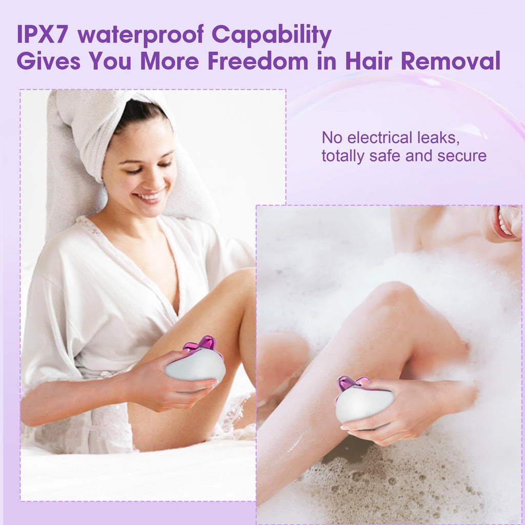 Electric Razors for Women-5D Floating Head IPX7 Waterproof Wet Dry Leg Hair Trimmer, USB-C
