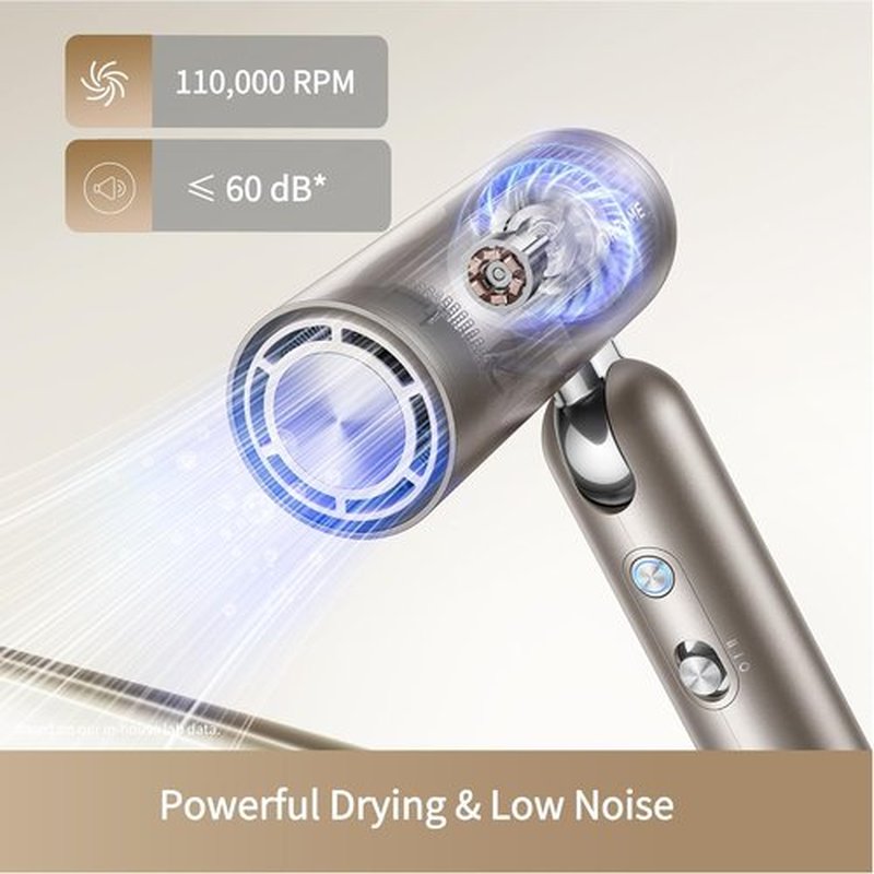 Dreame Hair Dryer - Fast Drying Technology for Smooth, Frizz-Free Hair | Lightweight Design