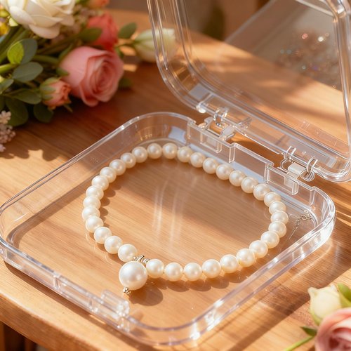 Aiuulu 24Pcs Press on Nail Box Packaging, Nail Container for Press Ons Storage with 60Pcs Adhesive Double Sided Tape