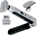 MANGROOMER Platinum Pro Back Shaver - 3 Flex Heads, Power Hinge & Extreme Reach Handle | 4-Piece Set