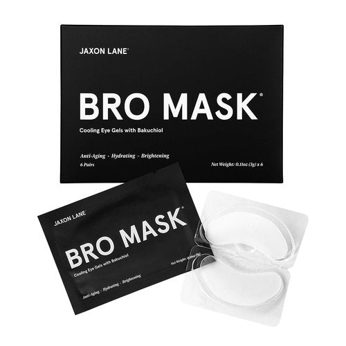 JAXON LANE BRO MASK Under Eye Patches - Hydrogel Anti-Aging Eye Masks for Dark Circles (6 Pack)