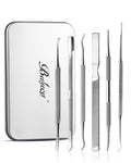 BALUCA 7-Piece Ingrown Toenail Removal Kit – Professional Stainless Steel Toenail Cleaner Tool & Ingrown Toenail File for Pain-Free at-Home Pedicure & Nail Correction