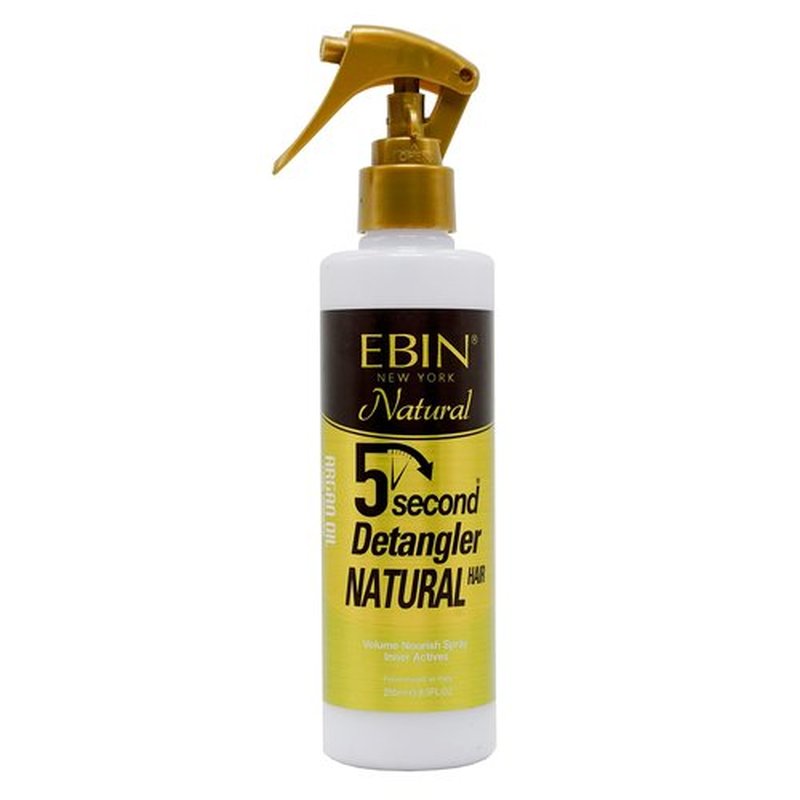 EBIN NEW YORK Detangling Hair Mist infused with Moroccan Argan Oil 8.5 oz / 250ml Bundle Adds Shine for Manageable Hair