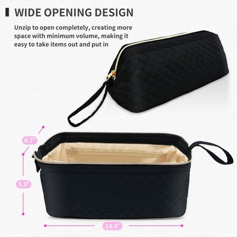 NENYX Hair Tools Travel Bag for Shark Flexstyle, Portable Shark Hair Dryer Case, Waterproof Dustproof Shockproof Flat Curling Iron Travel Organizer, Black
