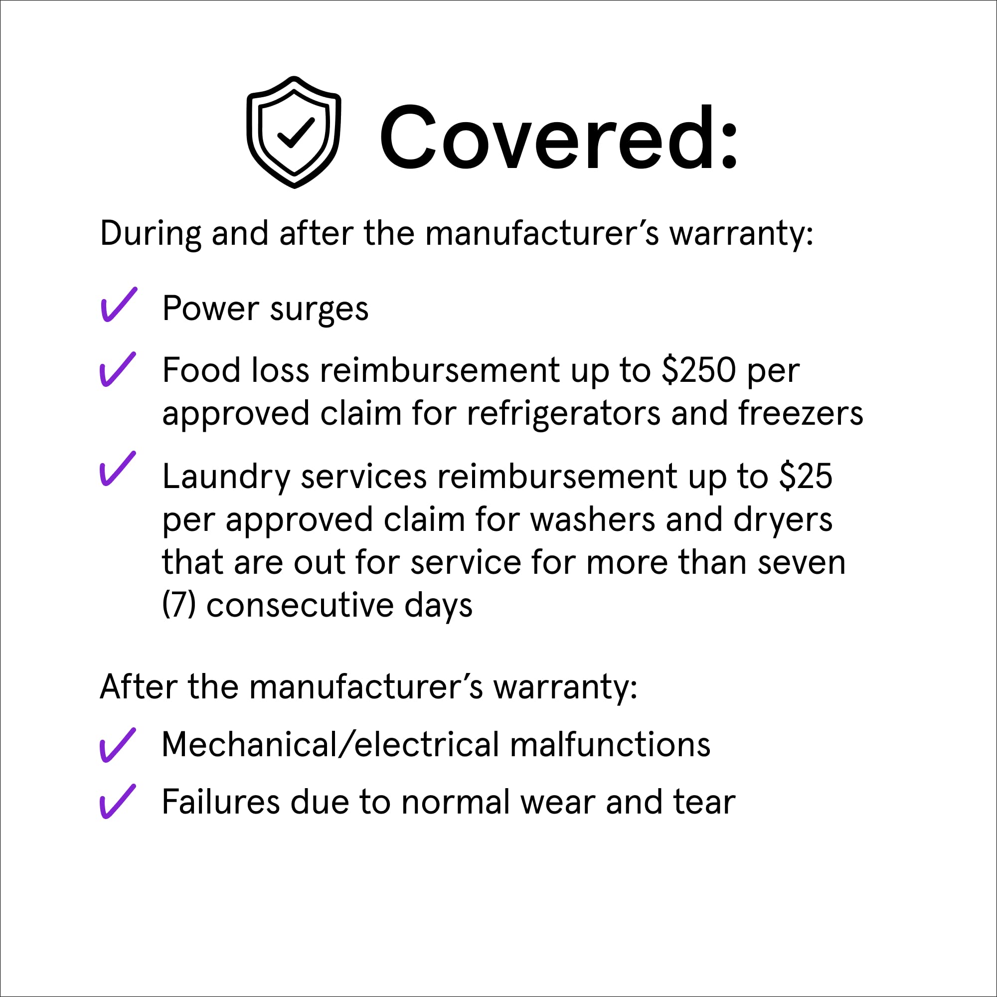 ASURION 3 Year Major Appliance Protection Plan ($70 - $79.99)