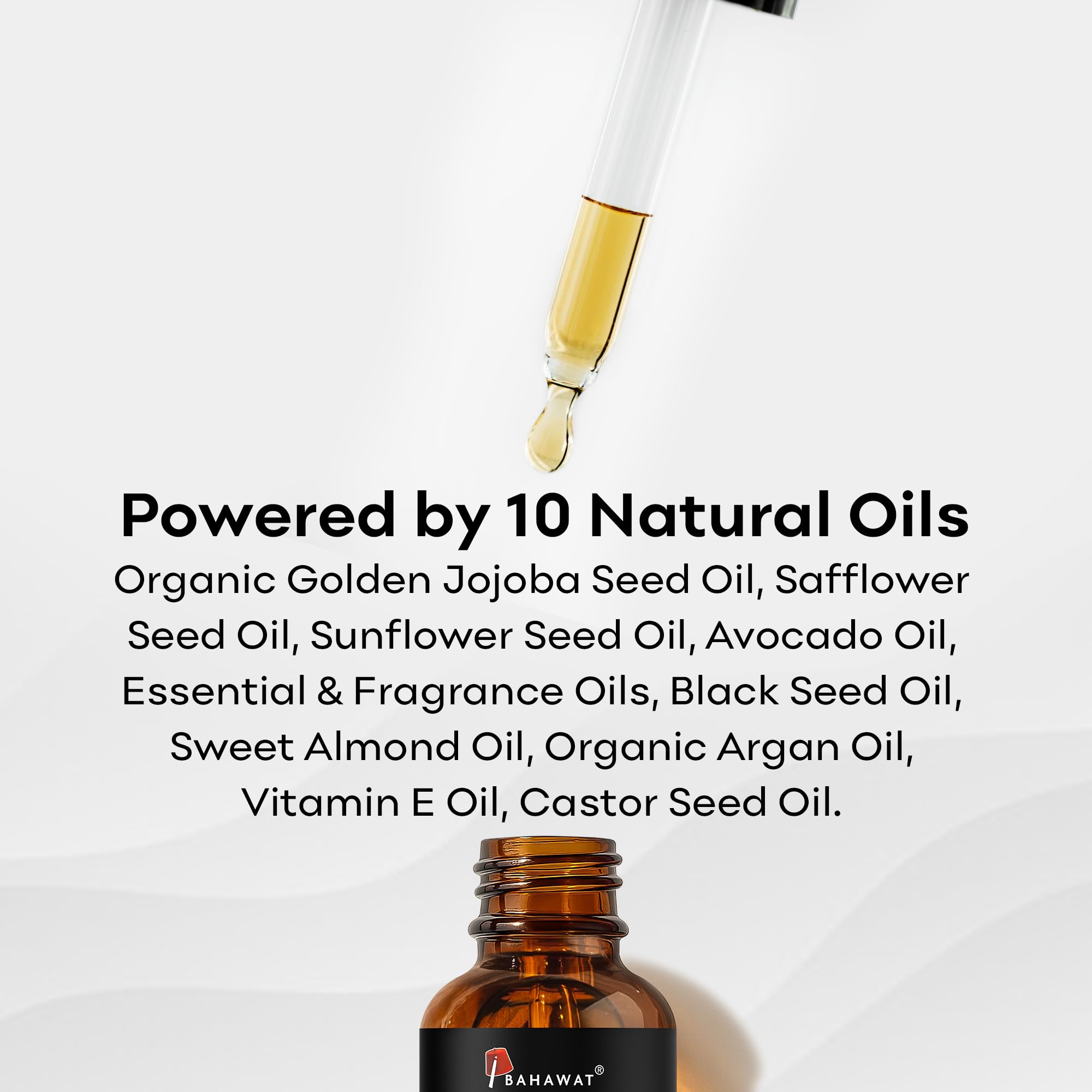 BAHAWAT: Premium Beard Oil Conditioner & Softener - Your Majesty- 2 ounce - Beard Itch and Dry Skin Relief - Handcrafted from Natural Ingredients - Label may vary