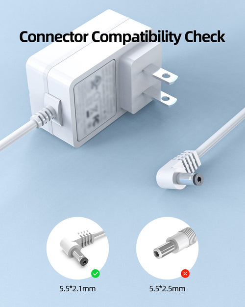 24V 0.65A UL Listed Power Adapter Cord Replacement for Young Living Dewdrop, Essential Oil Diffuser, Aroma Diffuser Humidifier, Aromatherapy, InnoGear, ASAKUKI, Now Foods Humidifier AC Charger Supply
