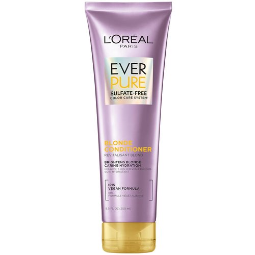 L'Oreal Paris EverPure Blonde Conditioner - Sulfate-Free Formula for Color-Treated Hair, 8.5 Fl Oz