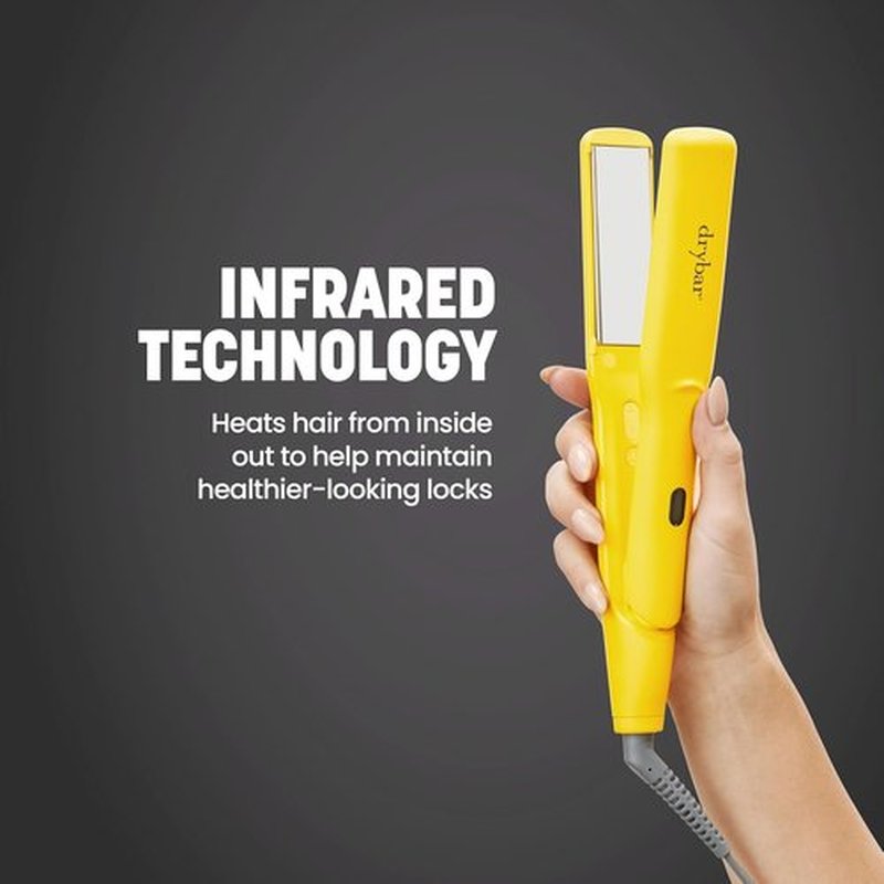 Drybar The Tress Press Straightening Iron - Ionic Technology for Smooth, Shiny Hair | Versatile Styling Options