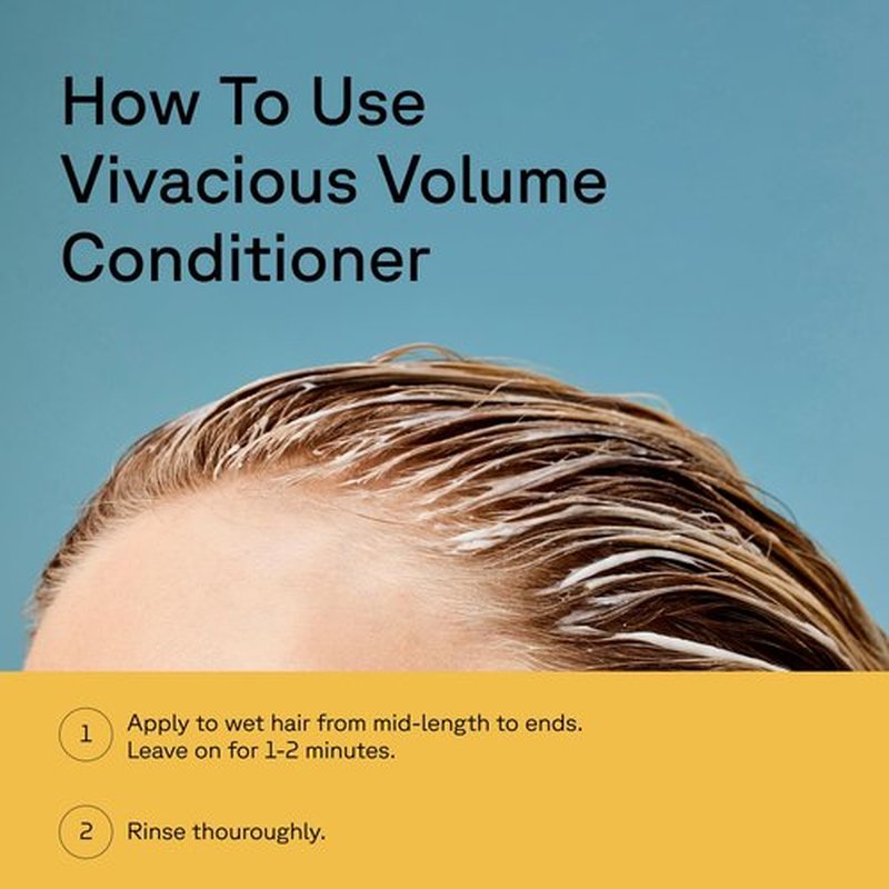 Acure Vivacious Volume Shampoo and Conditioner Set - Thickening & Volumizing Hair Care for Thick, Full Locks, Boost for Thin, Fine Hair, Sulfate Free, Paraben Free, Vegan - 8 fl oz (Pack of 2)