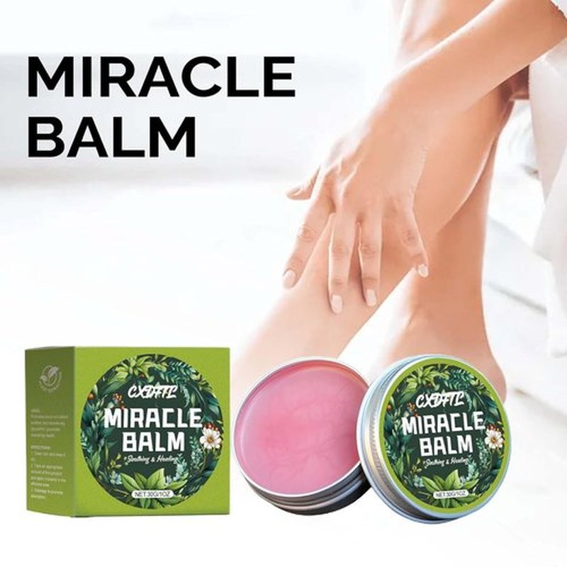 CXDFTL Miracle Balm, Balm for Legs, Arms, Back, Moisturizing & Hydration, Gentle and Skin-Friendly, Natural Ingredients, Relaxed and Comfortable (2Pcs)