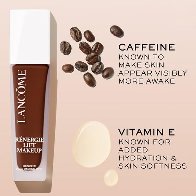 Lancôme Renergie Lift Makeup Foundation - Lightweight Hydrating Formula, SPF 27, Anti-Aging, Medium-Full Coverage