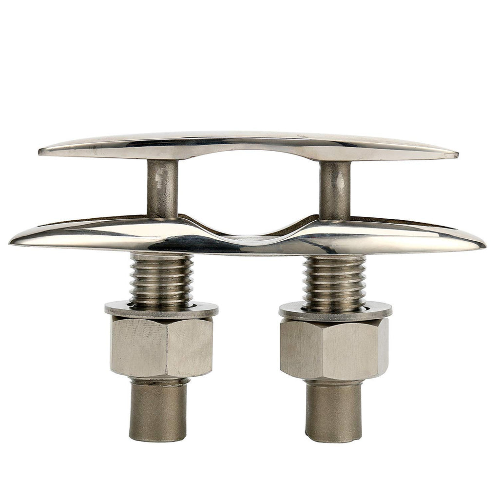 Amarine Made 2 Pack Stainless Steel 316 Pull Up Cleat - 6-1/2" -M0098S (2)