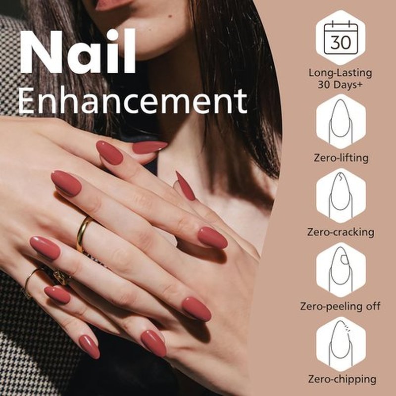 TONITU G · Gel Nail Polish Set 6 Colors Gel Polish Kit, Red Cherry Maroon Crimson Plum Purple Nail Art Design Soak Off LED at Manicure DIY Home Salon Gifts for Women Girls
