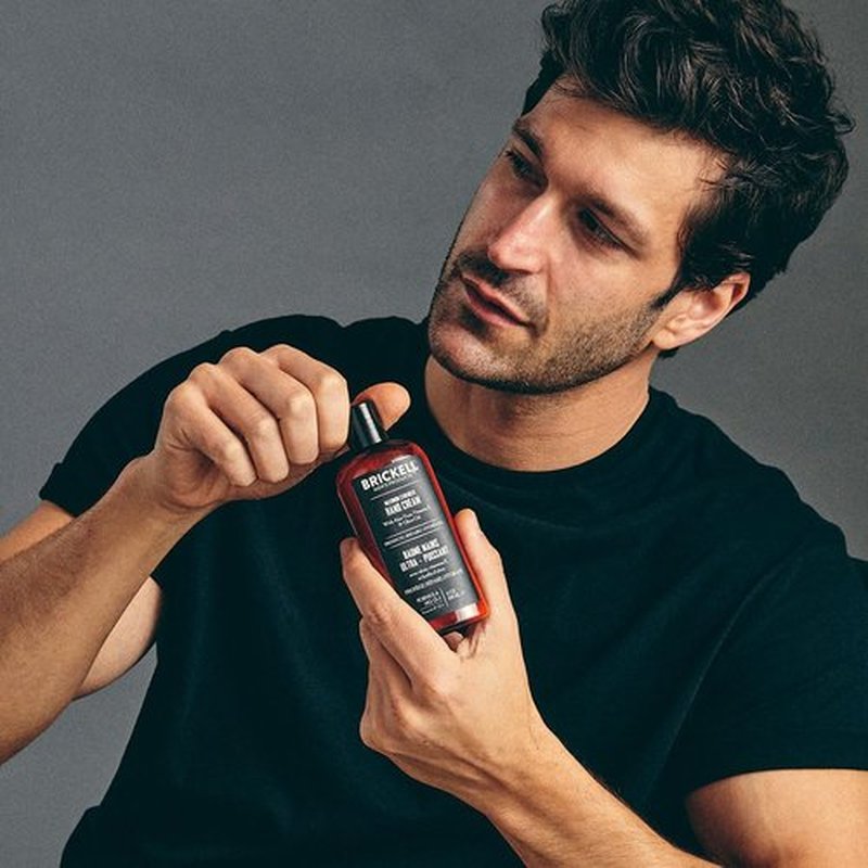 Brickell Men's Hand Cream - Maximum Strength, Fast-Absorbing Formula with Vitamin E & Shea Butter | 4 Oz Unscented