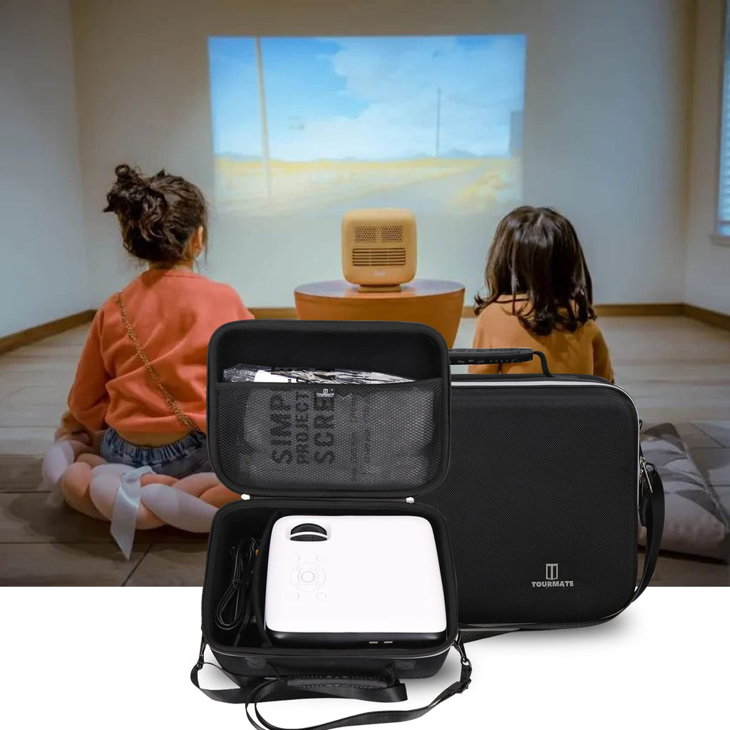 Hard Storage Case for HAPPRUN Projector, Travel case for Native 1080P Bluetooth Projector - Tourmate Case Only