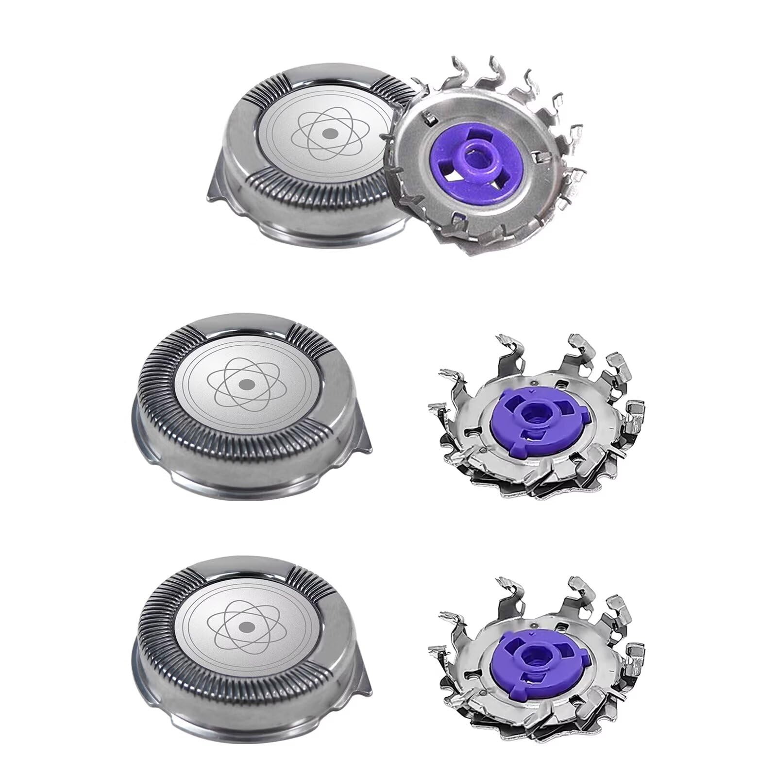 3 Pcs Electric Shaver Head For Phi&lips Norel&co 7310XL 7315XL 7325XL 7340XL 7345XL 7350XL