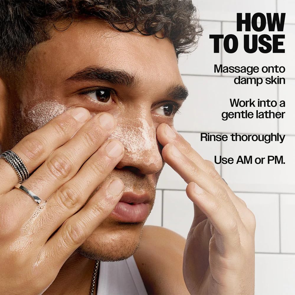 Slick Gorilla Daily Face Wash for Men with Salicylic Acid 3.4 Fl Oz