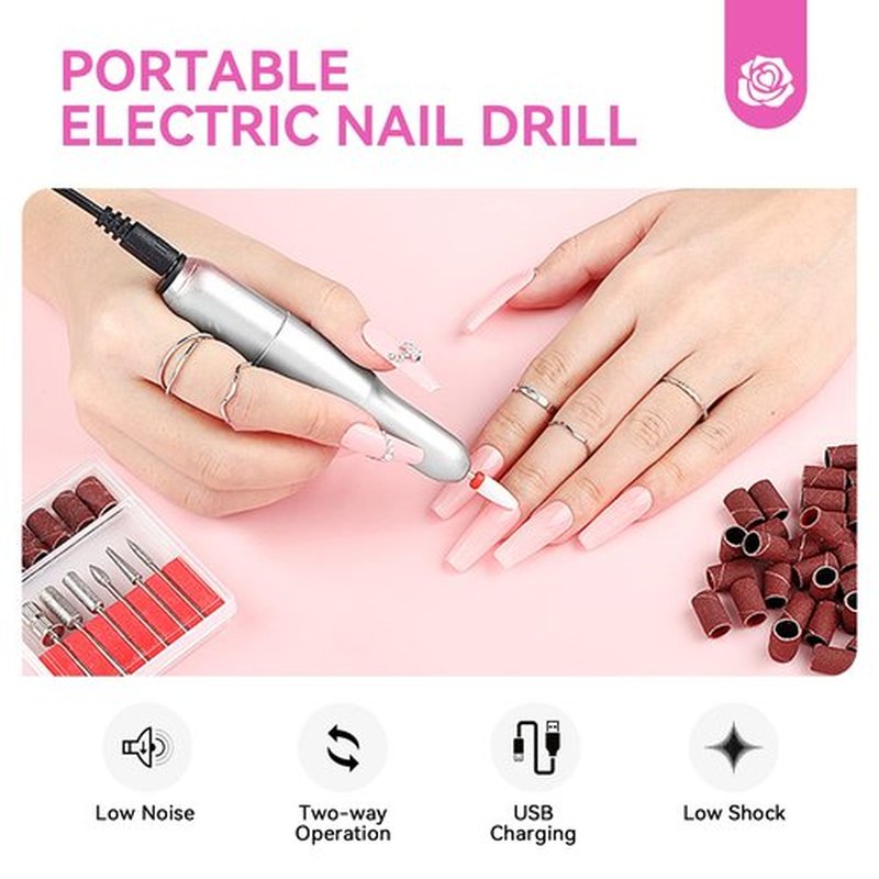 SAVILAND Acrylic Nail Kit for Beginners: Professional Nail Kit Acrylic Set with Everything Nail Drill Acrylic Powder Monomer Liquid Gel Nail Polish U V Nail Light Christmas Gift Home Extension
