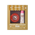TONYMOLY Jelly Lip Melt Duo | Hydrating Lip Balm & Gloss Key Chain Set - Limited Edition Holiday Flavors