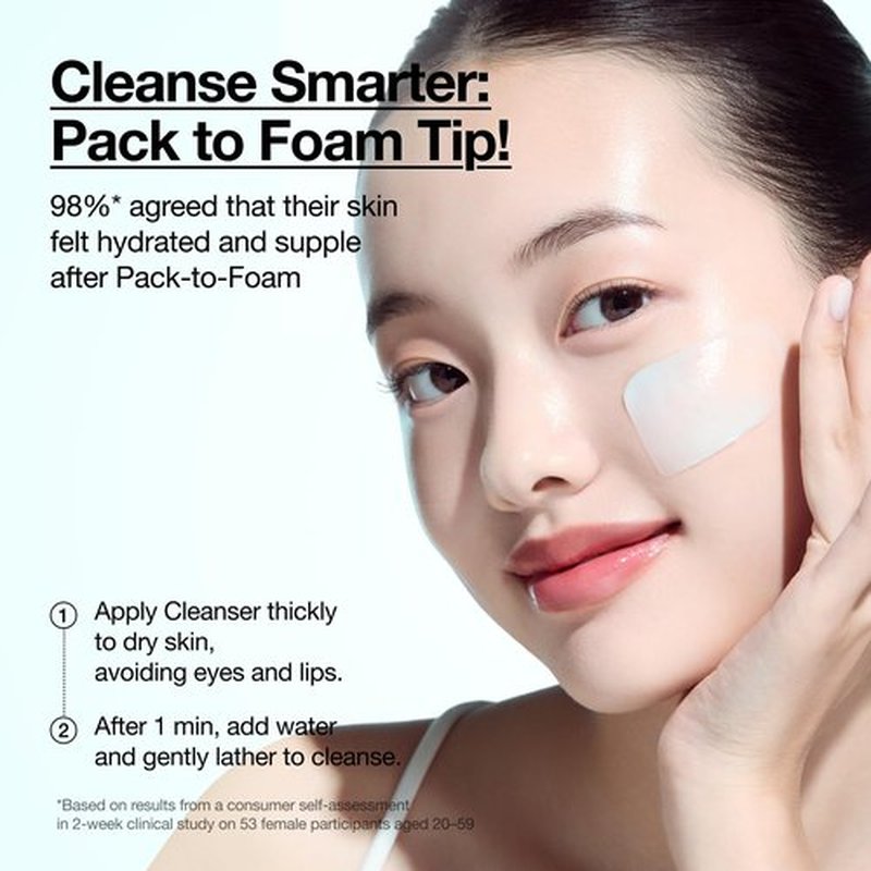 ANUA PDRN Hyaluronic Acid Moisturizing Cleansing Foam, Hydrating Facial Cleanser for Dry Skin, Daily Gentle Face Wash with Salmon DNA, Balancing & Pore Care, Korean Skincare (5.07 fl oz)
