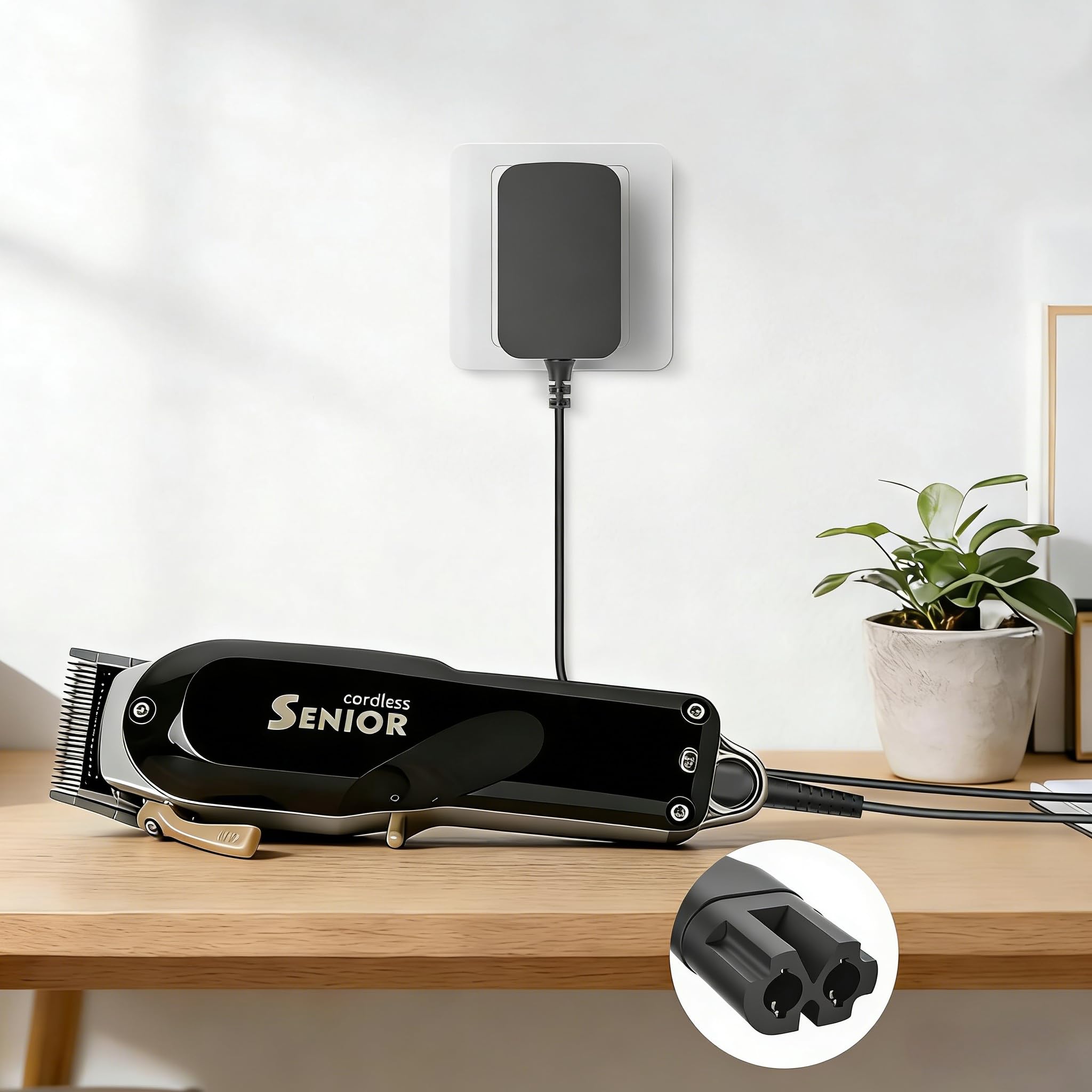CGGXJP 5V Charger Compatible with Wahl Cordless Clippers and Trimmers