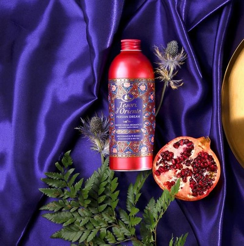 Tesori d'Oriente Persian Dream Bath Cream with Pomegranate, Red Tea 500ml 16.90fl oz