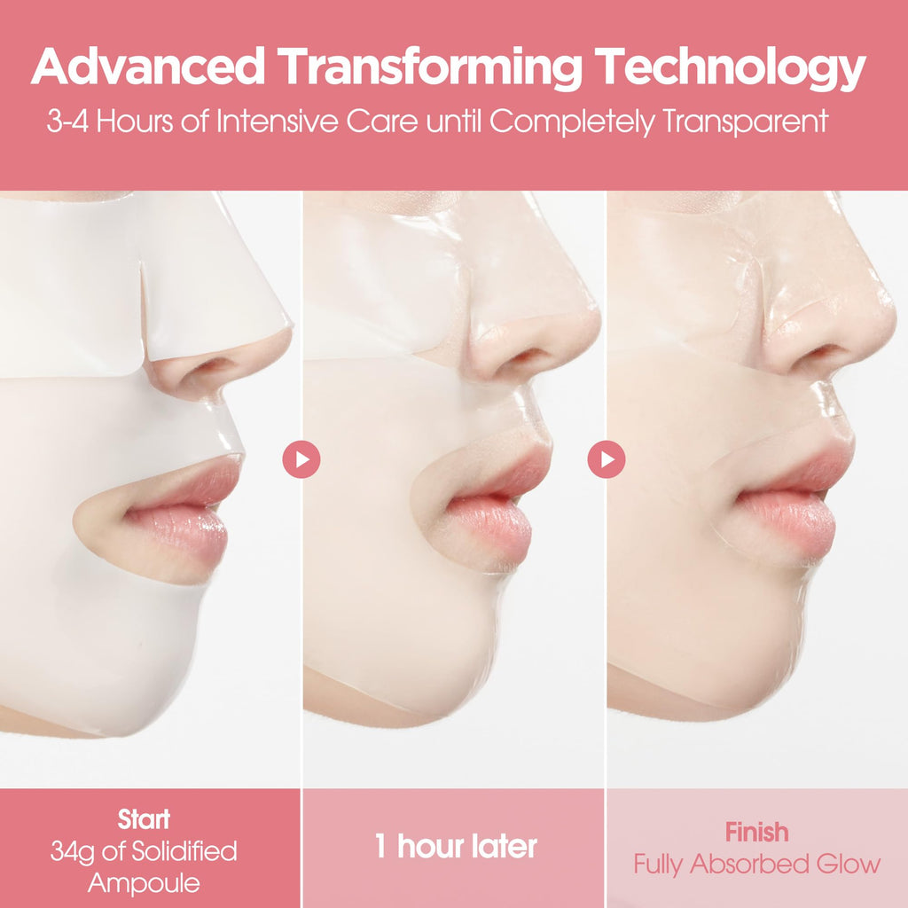 JMsolution Bio Multi Hyaluronic Acid Waterfull Mask (4 Sheets) | Hydrogel Face Mask for Deep Hydration & Plumping Care | Multi-Layer Moisture Korean Skincare | K-Beauty