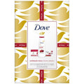Dove Revitalizing Cherry Collection Gift Set – Fruit and Chia Milk Body Wash, Exfoliating Body Polish + Soap Bar (3 Piece Set)