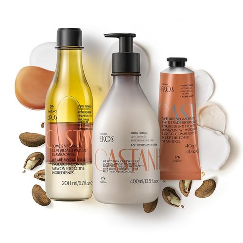 Natura Brazil Nut Body Care Trio Bundle - Deeply Hydrating Lotion, Nourishing Body Oil & Hand Cream | 24H Moisture, Vegan & Cruelty-Free Skincare