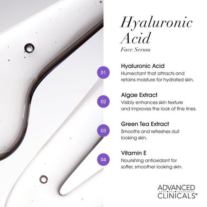 Advanced Clinicals 3 Pack Face Serum Essentials Set | Brightening Vitamin C, Firming Retinol, & Hydrating Hyaluronic Acid Serum Gift Box | Travel Size Gift For Women | Anti Aging Skin Care Products