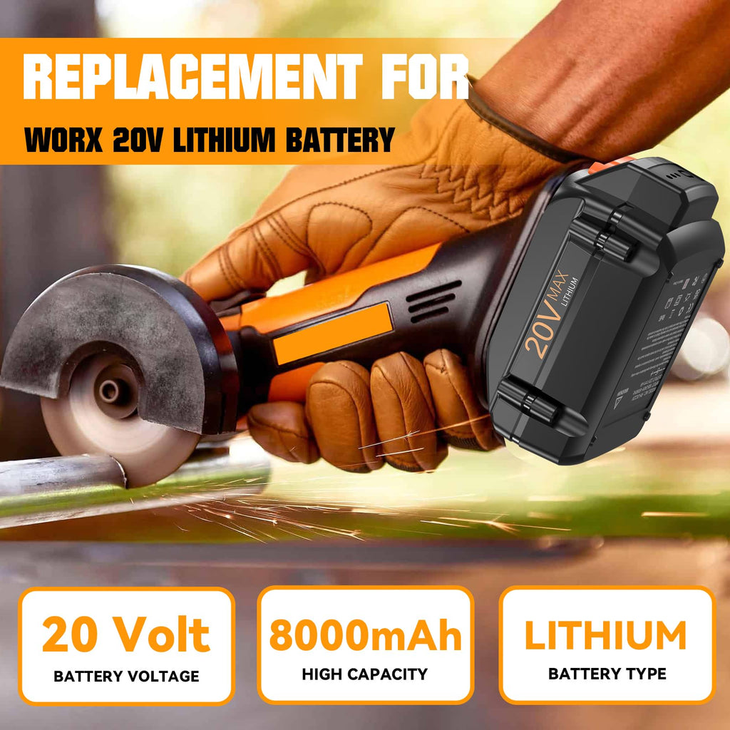 Mounzuikue Replacement for 20v Battery NiMh 3000mAh wa3575 WA3575 WA3525 WA3578 WA3520 WA3742