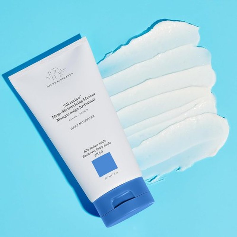 Drunk Elephant Silkamino Mega-Moisturizing Mask - 210 ml | Silk Amino Acids | Sulfate-Free & Cruelty-Free