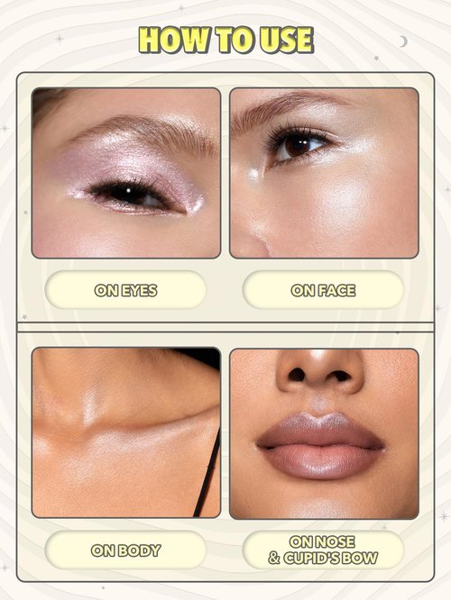 SHEGLAM Lunar Glow Highlighter, Silky Creamy Eyeshadow-Vanilla Frost, Shimmery Finish, Vanilla Frost