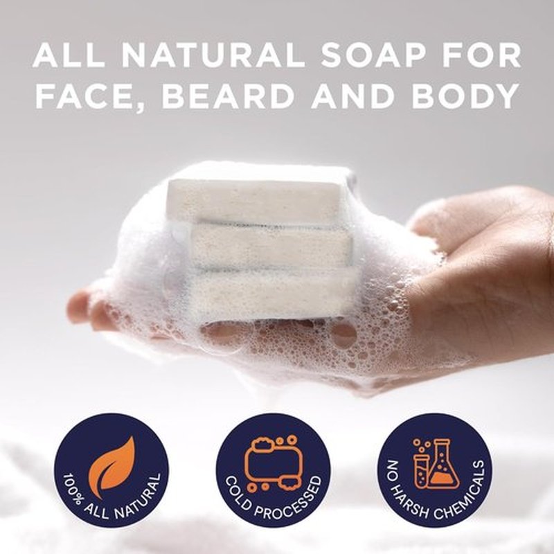 Mr. Tropical Cedar Citrus Men's Soap Bar - Organic Essential Oils, Moisturizing & Nourishing, 5.5 Oz