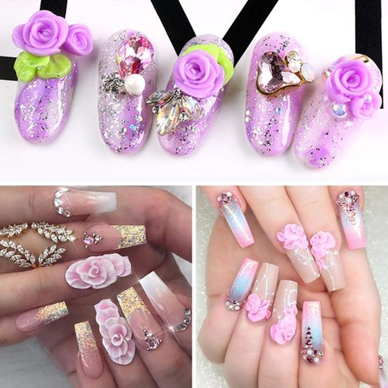 Kalolary Sculpture Carved Nail Gel Set, 12 Color Sculpture Carved Gel Nail Polish with 1pcs Nail Art Sculpture Pen, 1pcs Double-ended Nail Cuticle Pusher Cutter and a Nail Carving Brush