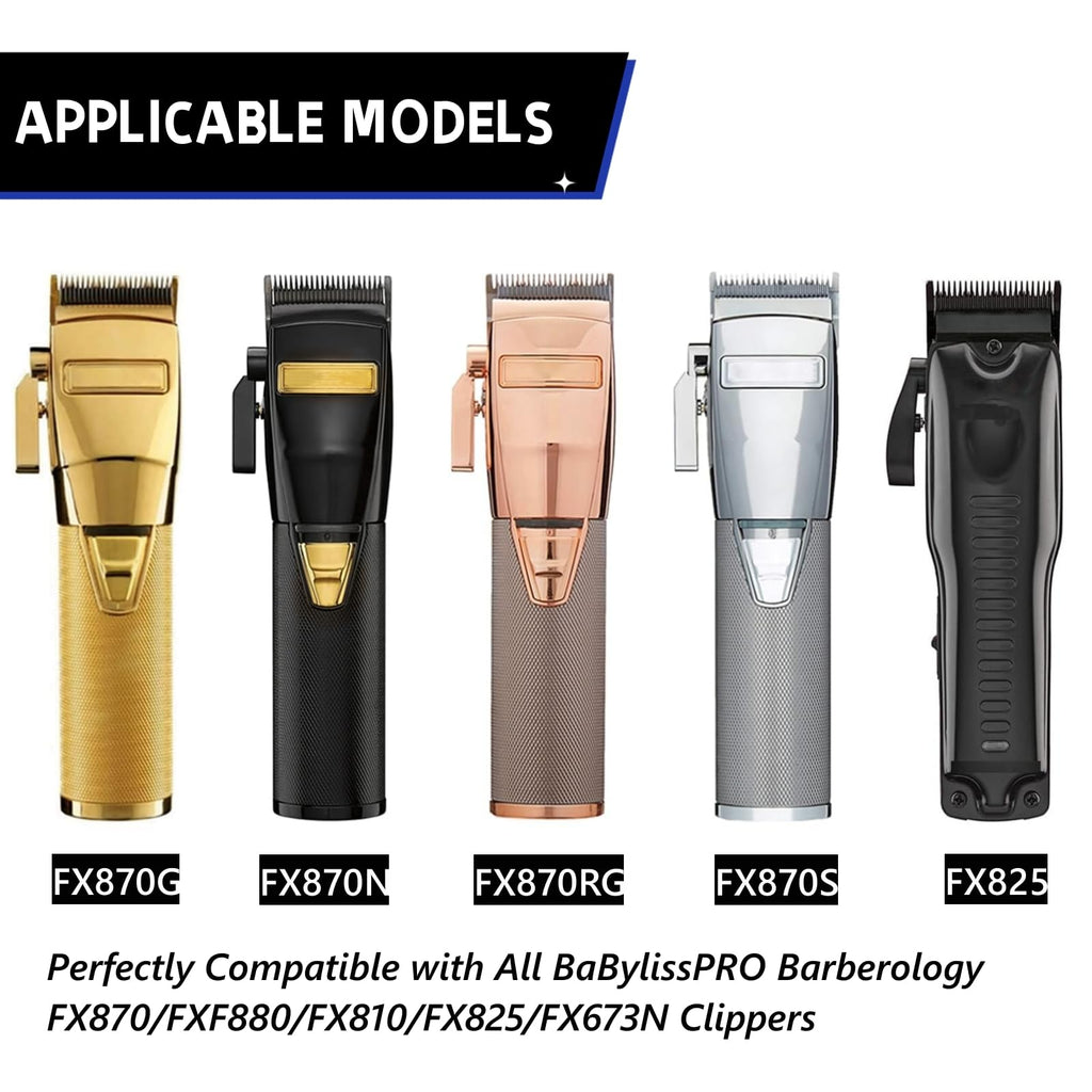 Replacement DLC Blade Compatible with BaBylissPRO FX870 Series and FX825 Outlining Hair LoPROFX Trimmers FX880