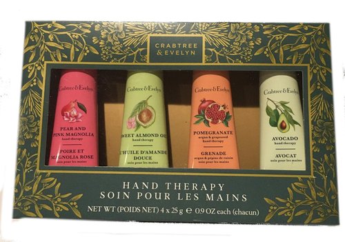 Crabtree & Evelyn Holiday Baubles Hand Therapy 4pc Set