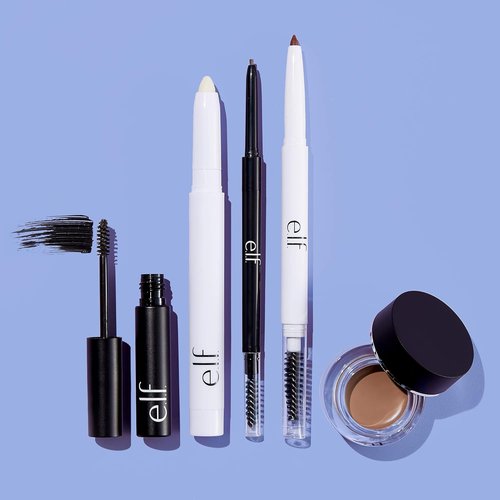 e.l.f. Shape & Stay Brow Pencil - Universal Formula for All Brows | 0.04 oz Clear