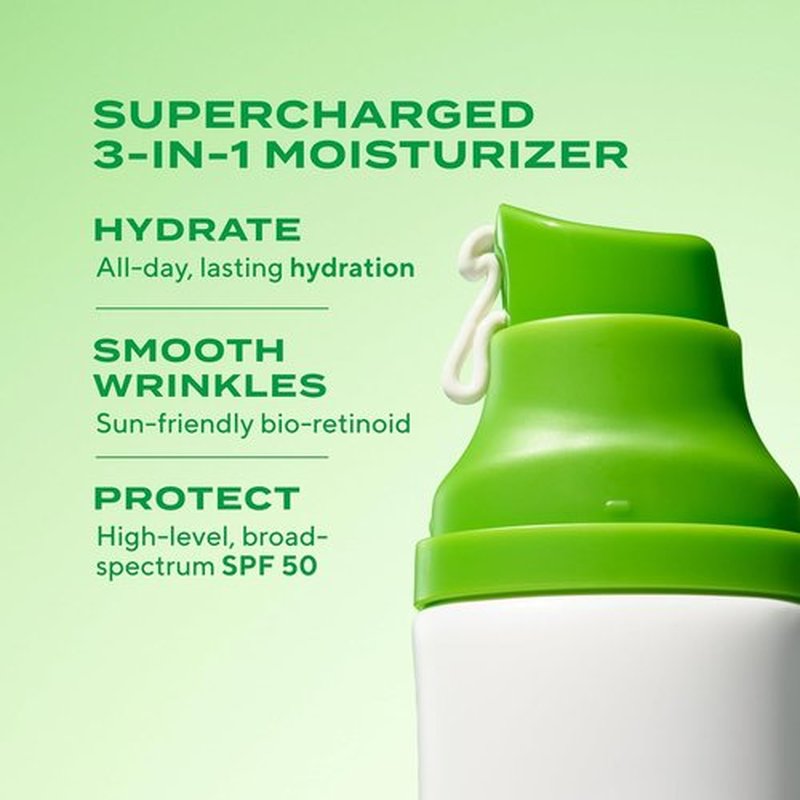 Murad Superactive Wrinkle-Fighting Moisturizer SPF 50 | Bio-Retinoid Ultra Sheer Sunscreen - 1.7 Fl Oz