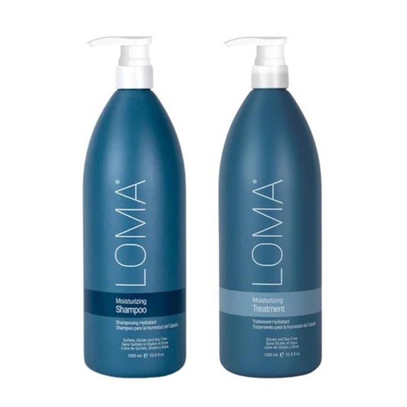 Loma Hair Care Moisturizing Shampoo & Treatment Duo - Nourishing Formula for Soft, Healthy Hair