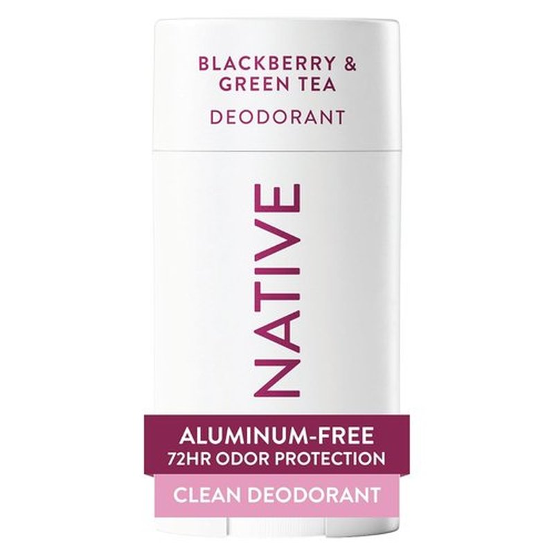 Native Deodorant - Naturally Derived, Aluminum-Free Formula | 72-Hour Odor Control, Blackberry & Green Tea, 2.65oz